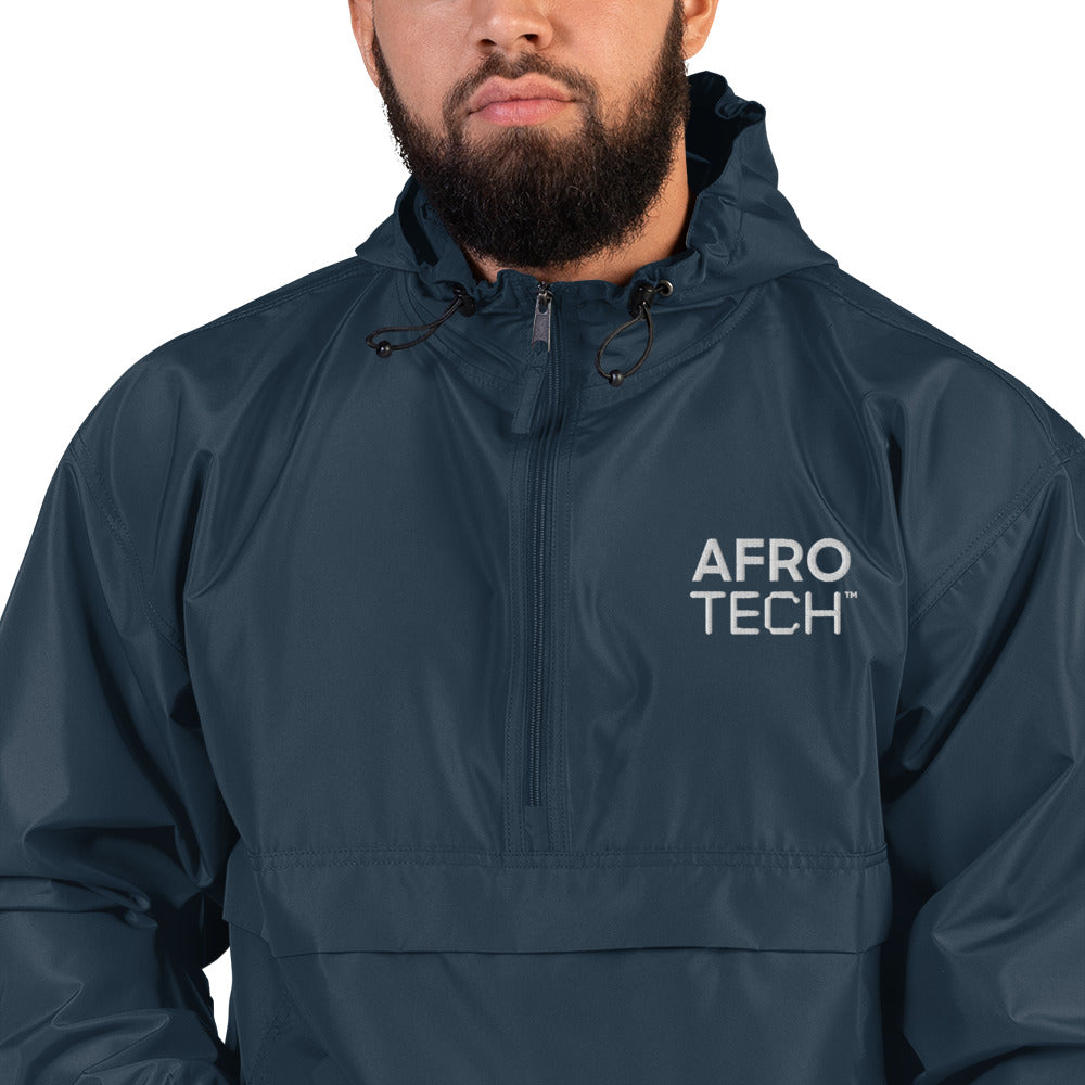 AFROTECH Embroidered Champion Packable Jacket