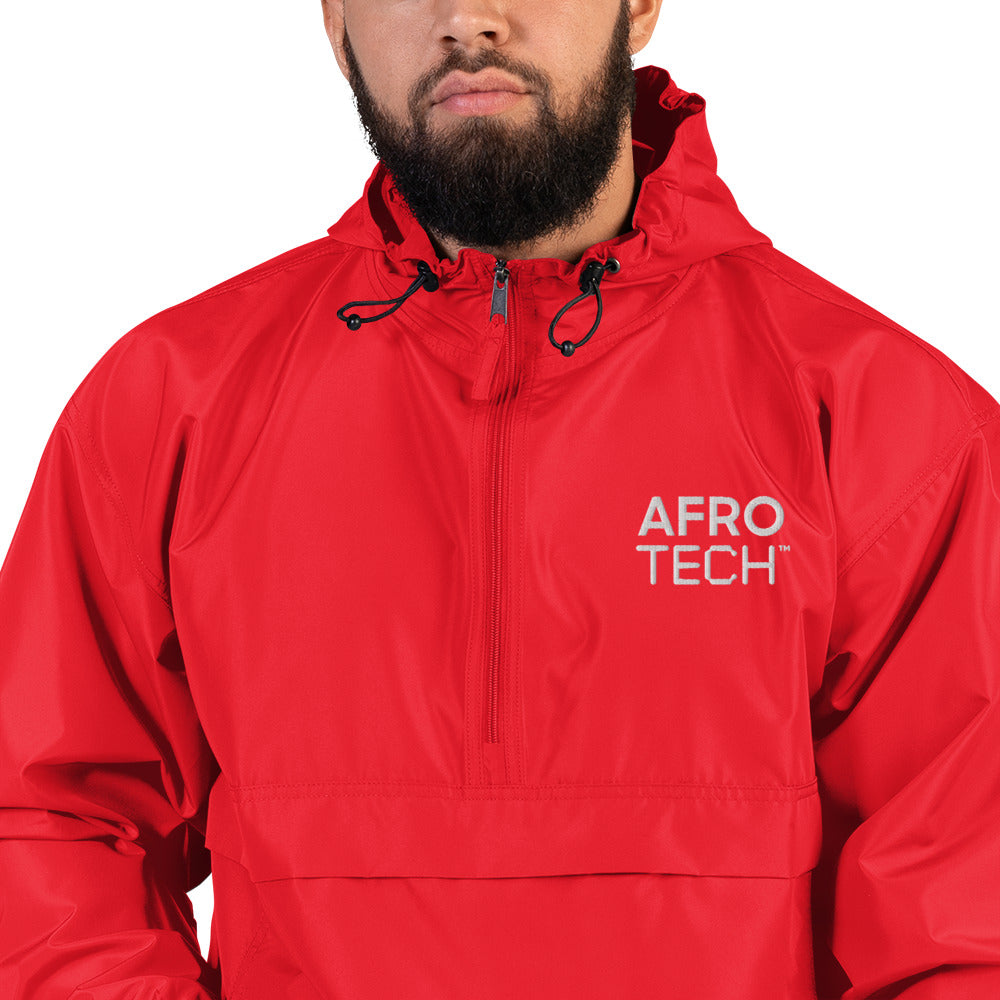 AFROTECH Embroidered Champion Packable Jacket