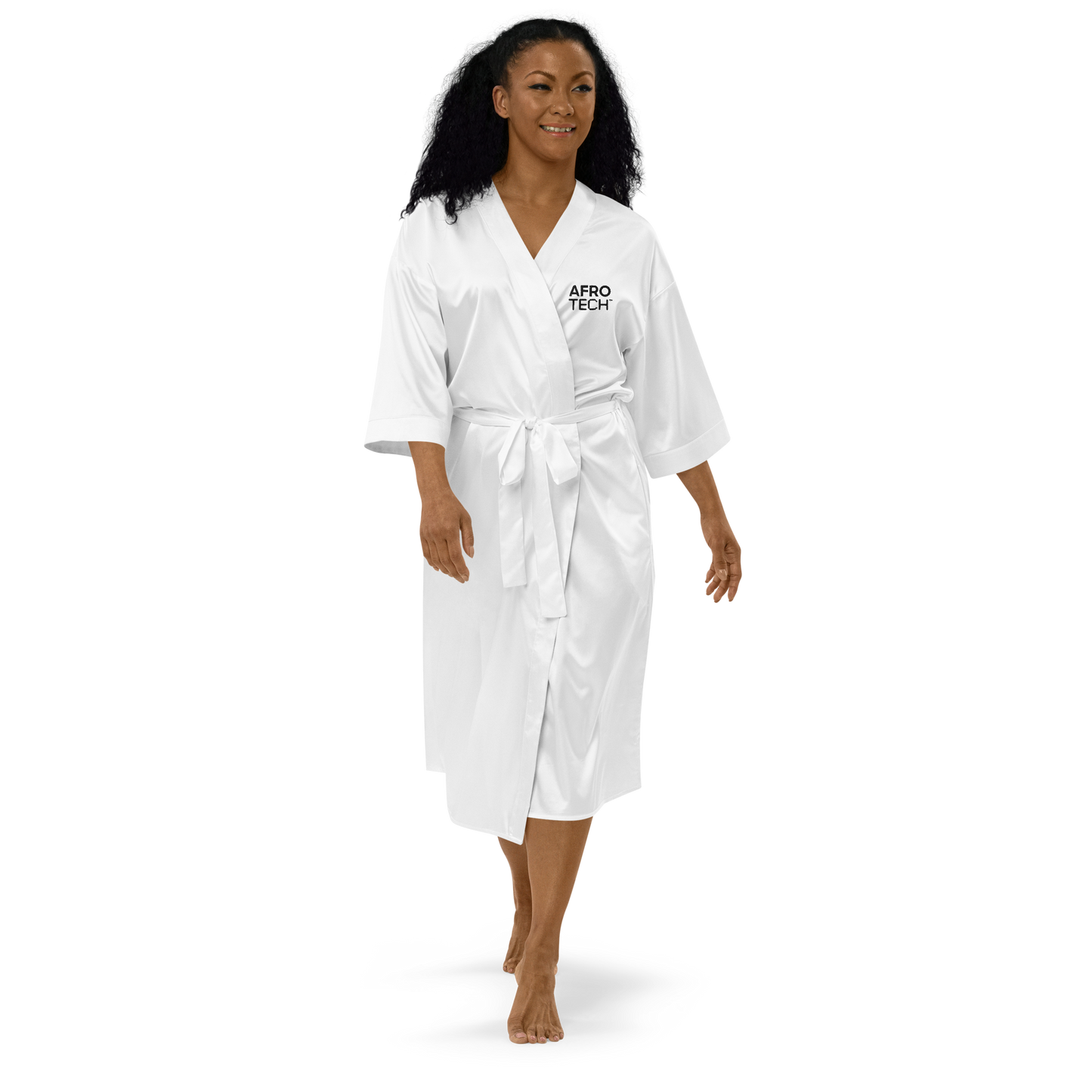 AFROTECH Satin robe