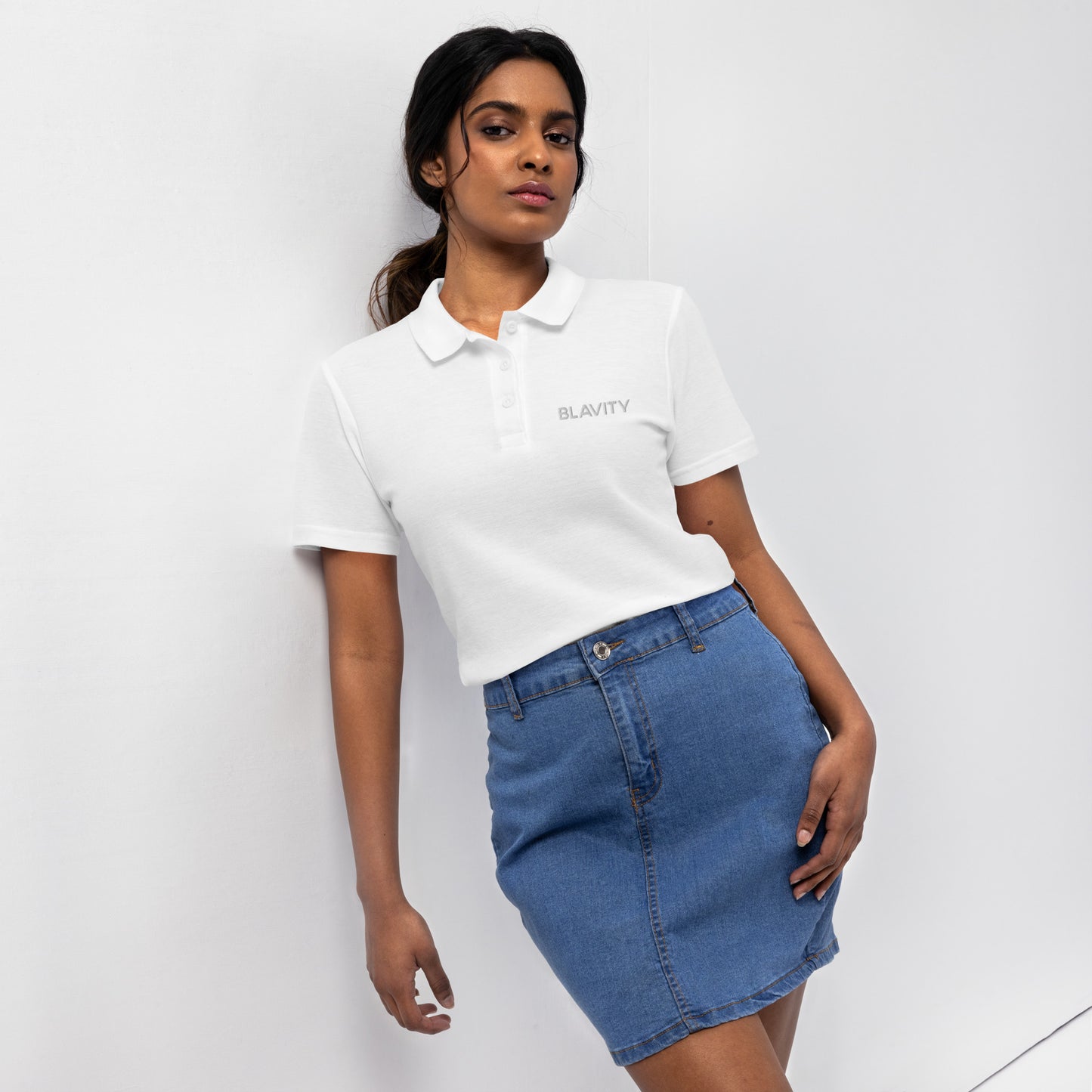 Women’s pique polo shirt