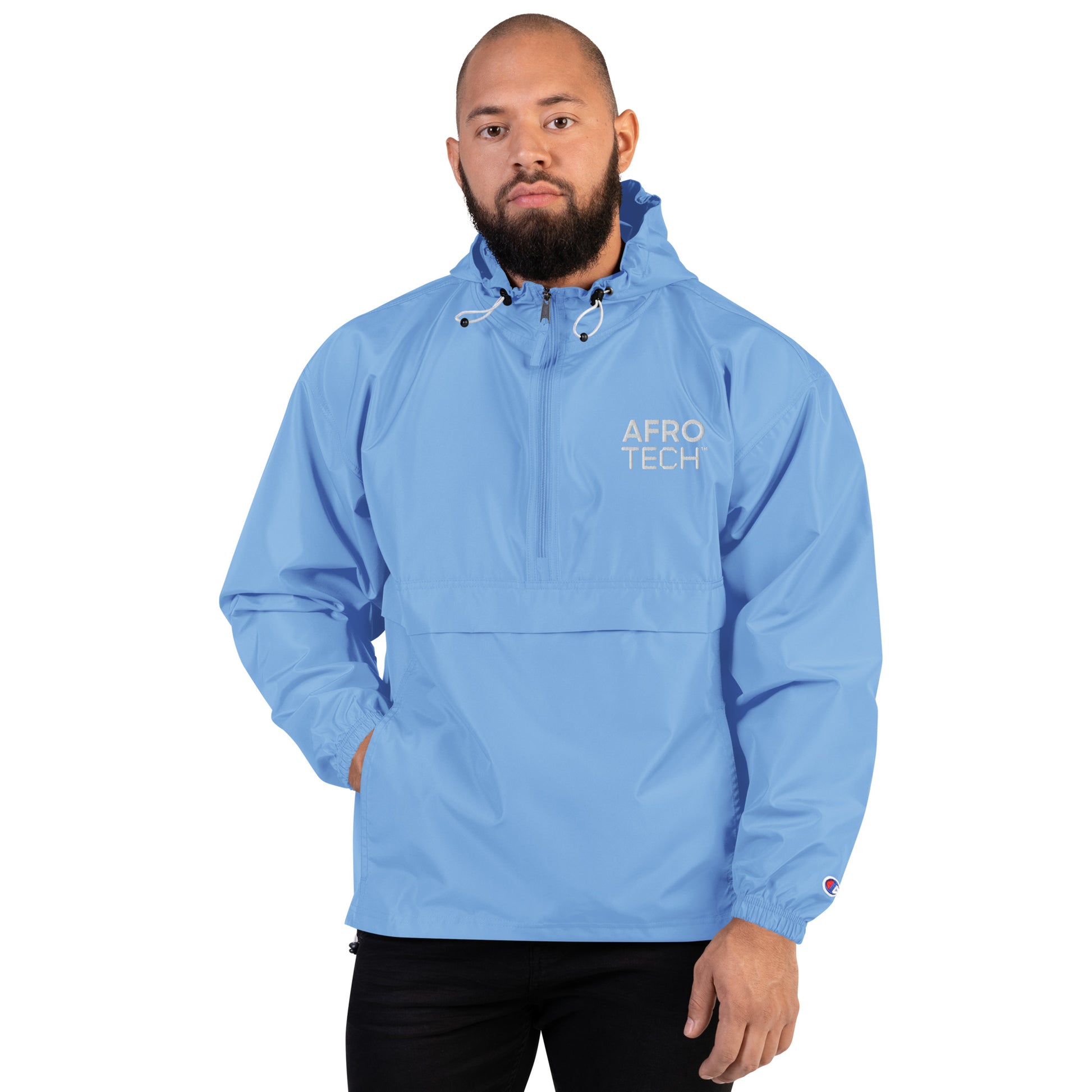 Embroidered Champion Packable Jacket – Coast Gravity Park