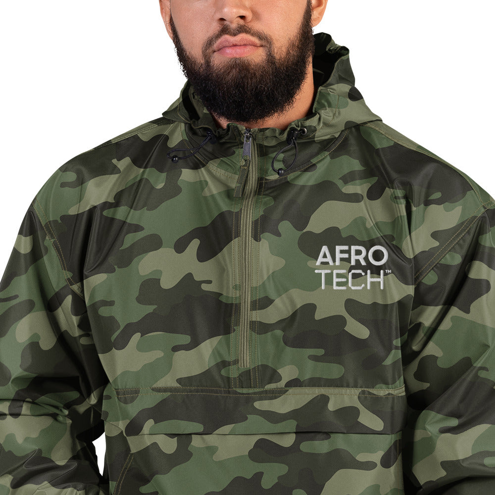 AFROTECH Embroidered Champion Packable Jacket