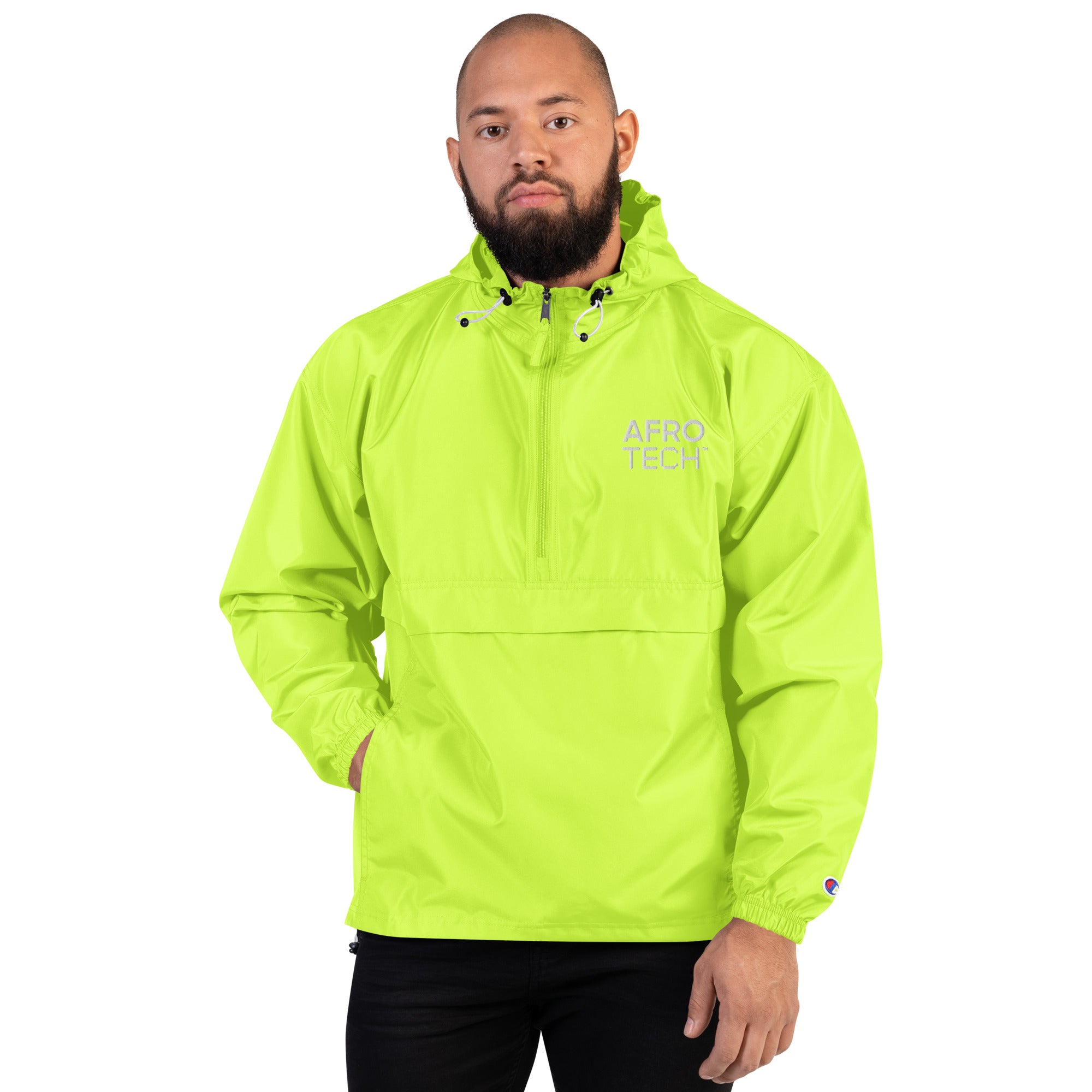 Olive green sale champion windbreaker