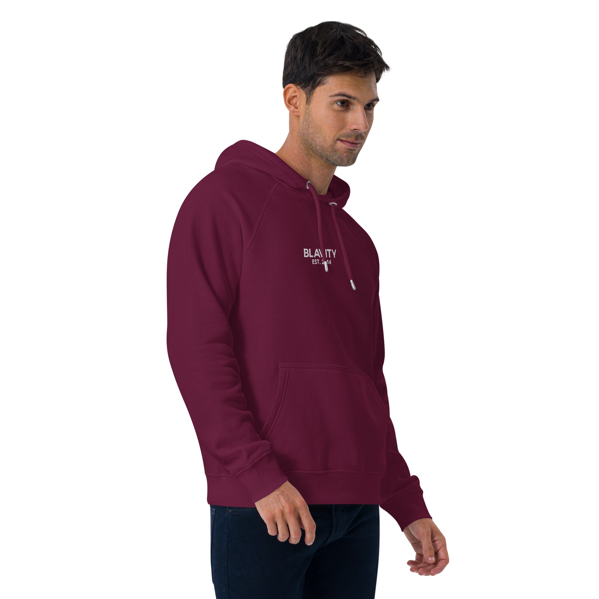 Unisex eco raglan hoodie – Blavity Shop