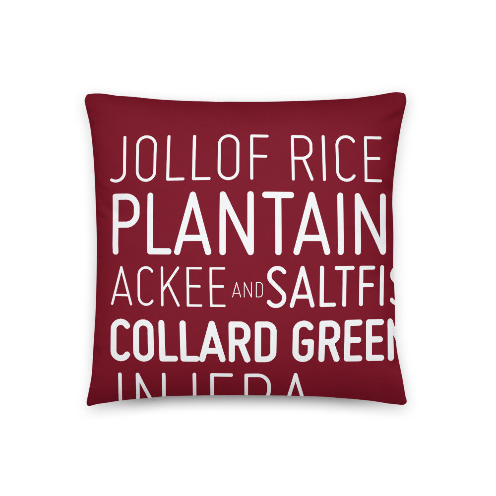 Jollof & Friends Pillow